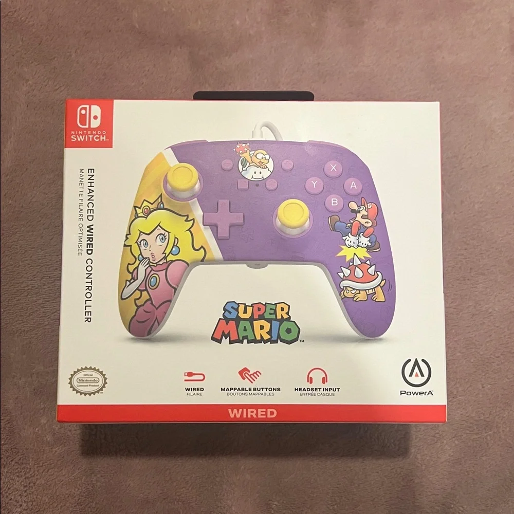 Nintendo Switch Enhanced Wired Controller’s - Sonic and Super Mario Edition